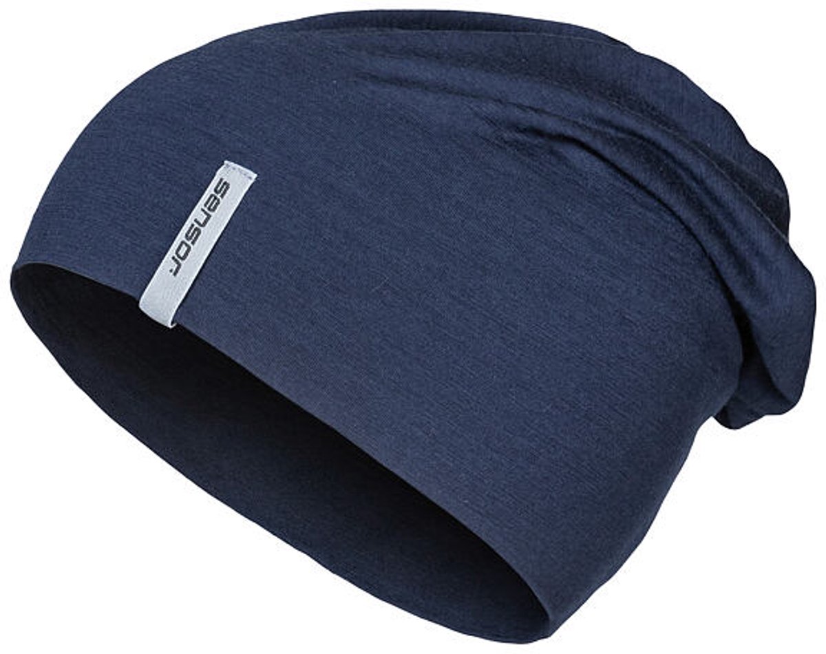 Sensor - Outdoor - Muts - Beanie - Merino Wol - Active - Large - Donkerblauw