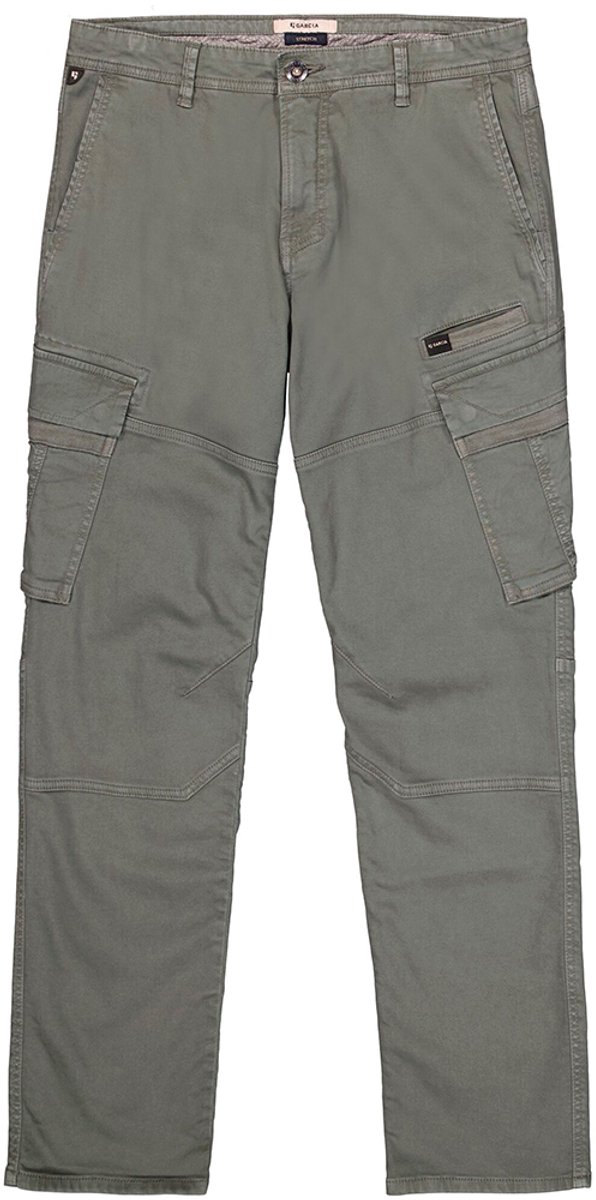 Garcia Broek Broek Met Steek En Zijzakken Z1127 2050 Sage Green Mannen Maat - W29