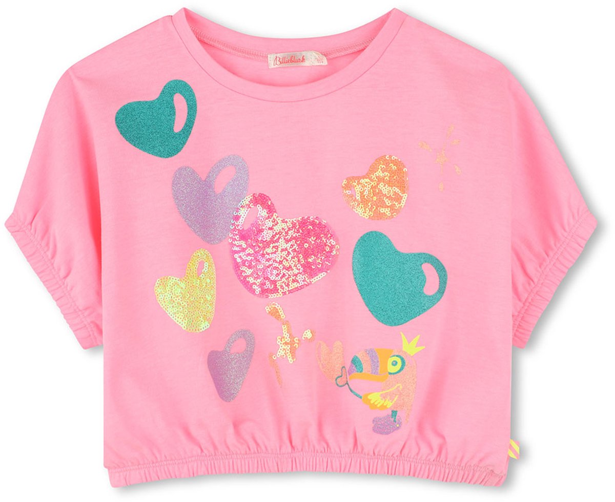 Billieblush U20937 T-shirt Met Korte Mouwen Roze 5 Years Meisjes