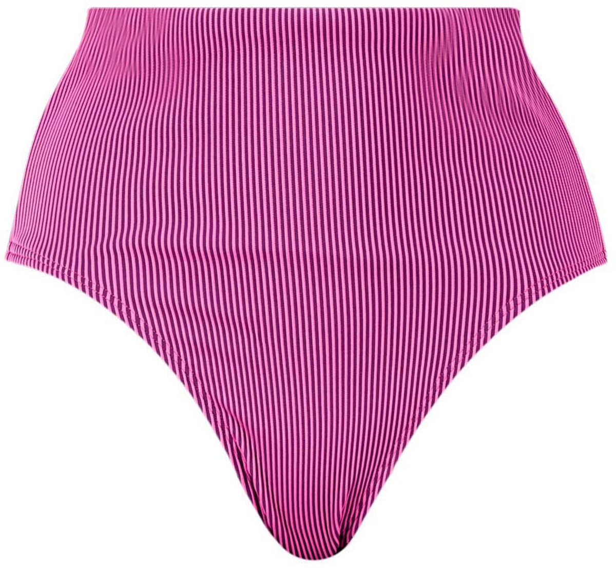Puma Swim Ribbed High Waist Bikinibroekje XL Vrouw Zwart