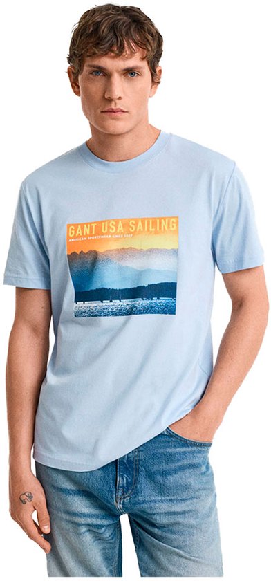 T-shirt Gant bleu