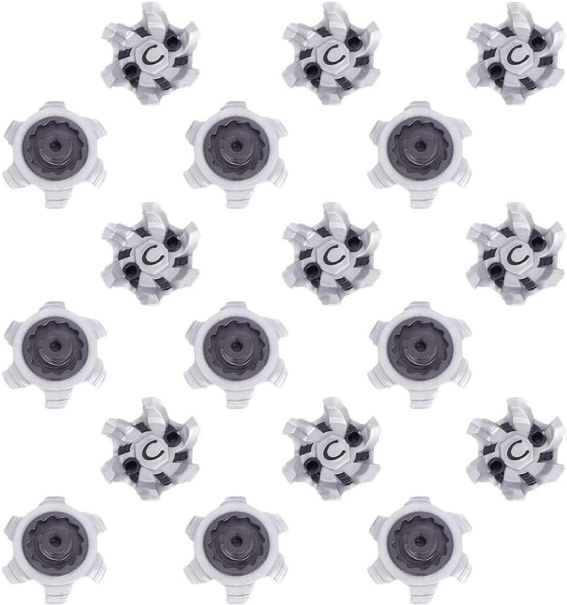 Allecto plus Golfspikes 18 stuks voor golfschoenen Universele trainingsonderdelen voor golf Eenvoudig te installeren_UNIFORM
