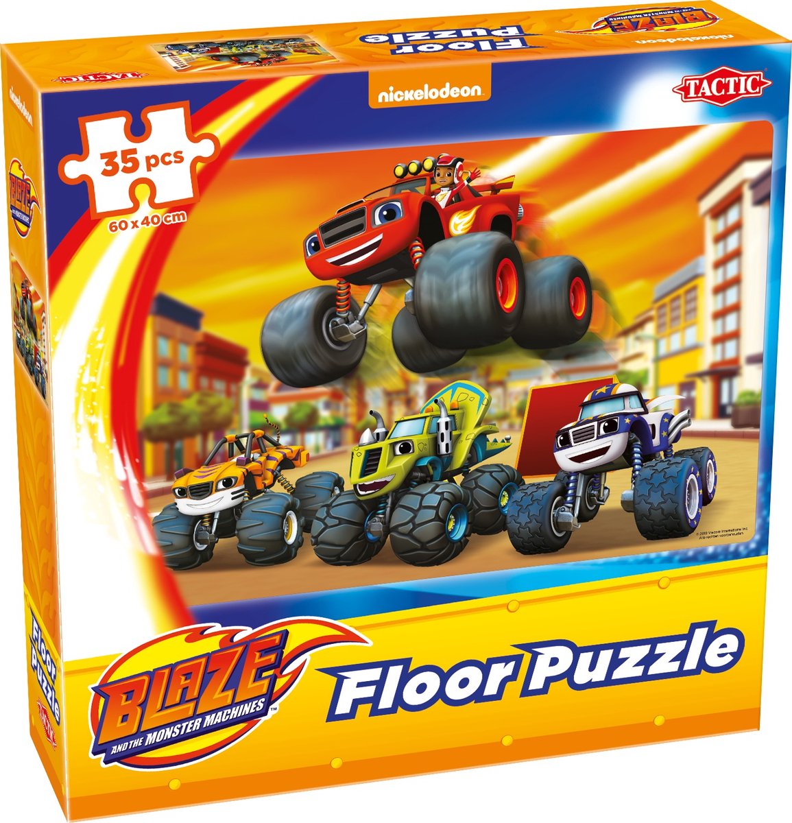 Tactic Vloerpuzzel Nickelodeon Blaze 60 X 40 Cm 35-delig