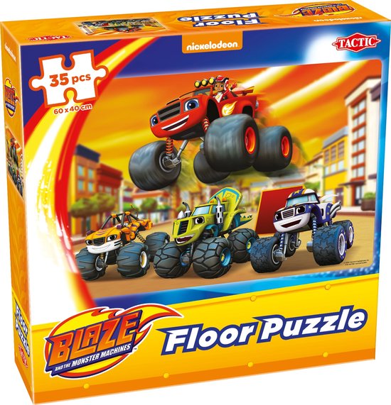 Tactic Blaze Vloerpuzzel – Puzzel – Vanaf 3 jaar – 35 stukjes – 60x40 cm