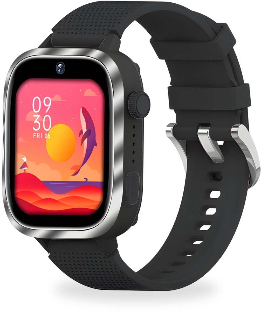 CosmoToys® Smartwatch Kinderen - GPS Horloge Kind - Kinder Smartwatch - 4G Tracker - Kinderhorloge Jongen & Meisje - Speelgoed 5 Jaar - Videobellen - Camera - Zwart