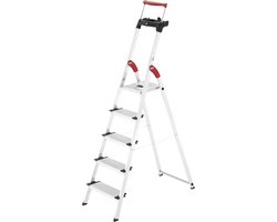 Hailo 8030-507 Aluminium Veiligheidsladder voor Huishoudelijke Gebruik XXR (Oude Versie)