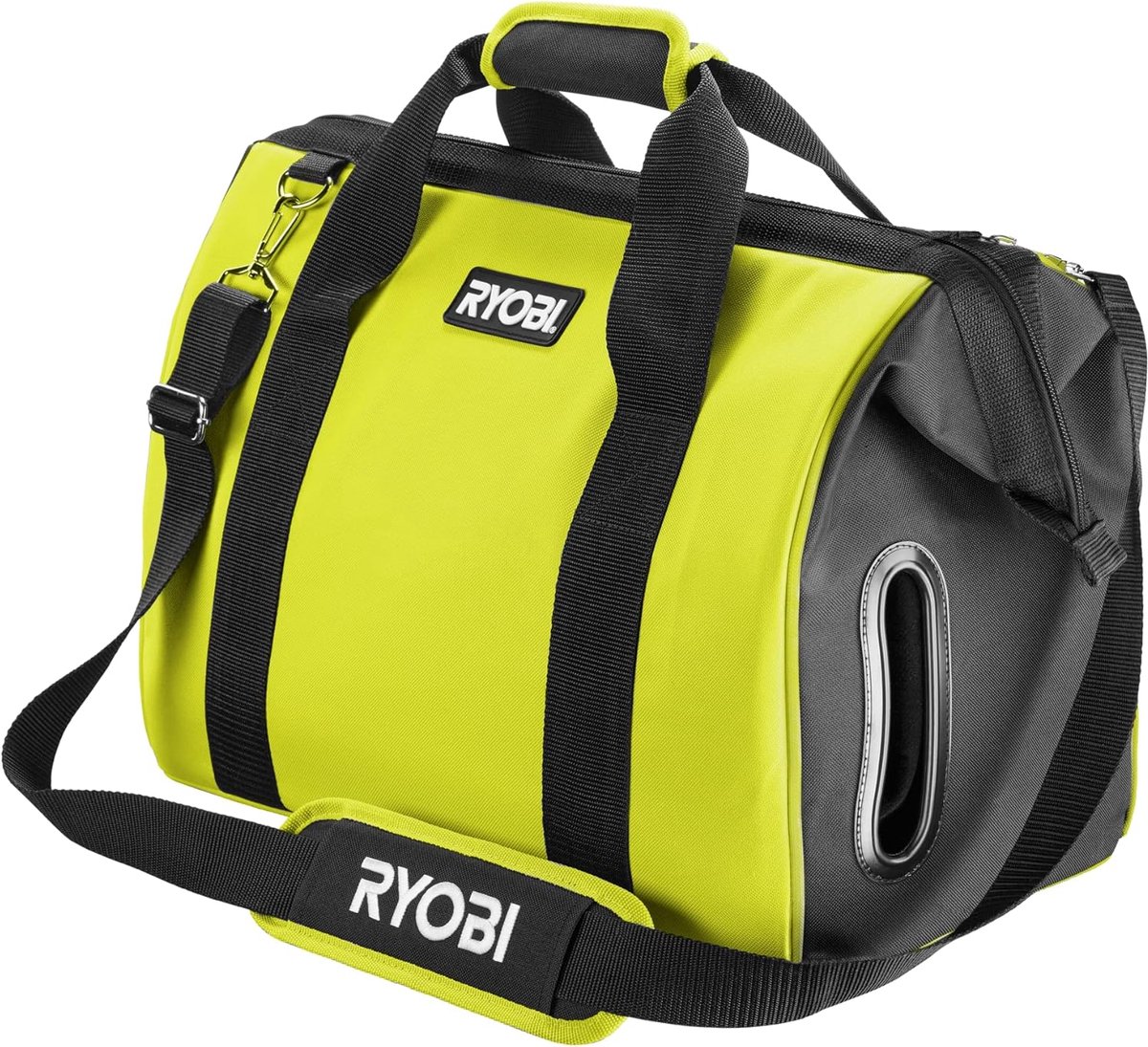 RYOBI kettingzaag draagtas RAC256, geschikt voor 18 V en 36 V modellen, met olie opvangbak