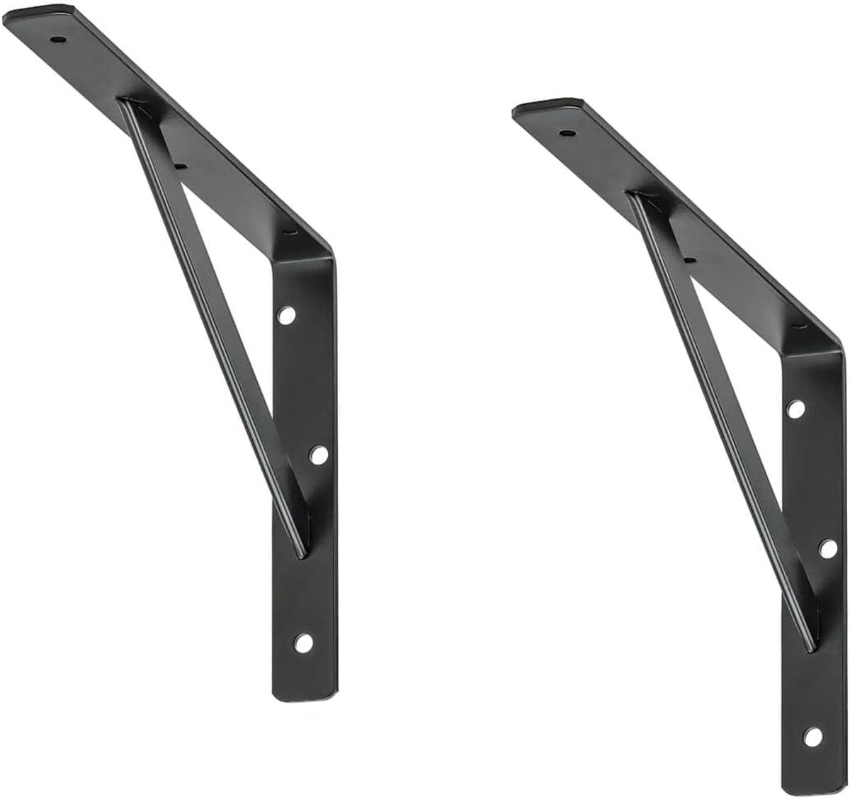siwitec plankdrager 300 x 200 x 30 mm, zwart, set van 2, draagvermogen 150 kg, plankdrager, webconsole