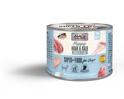 MAC's puppy voer Blik - 98,7% vlees Kip & Kalf - 6 x 200g