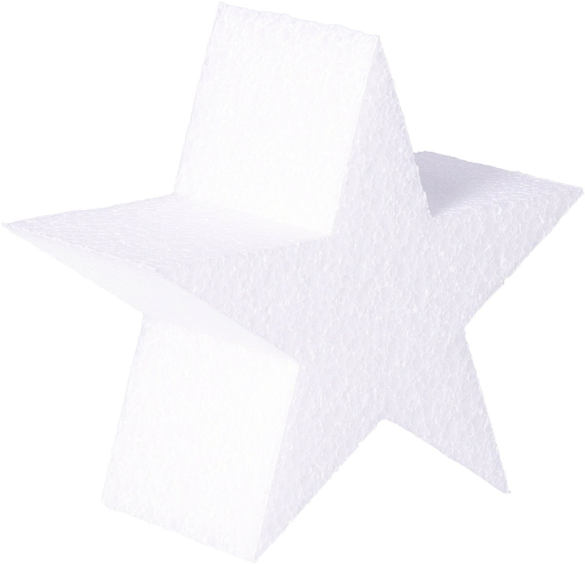 Piepschuim vormen sterren - 40 x 5 cm - hobby/knutselmateriaal - Kerst sterren maken