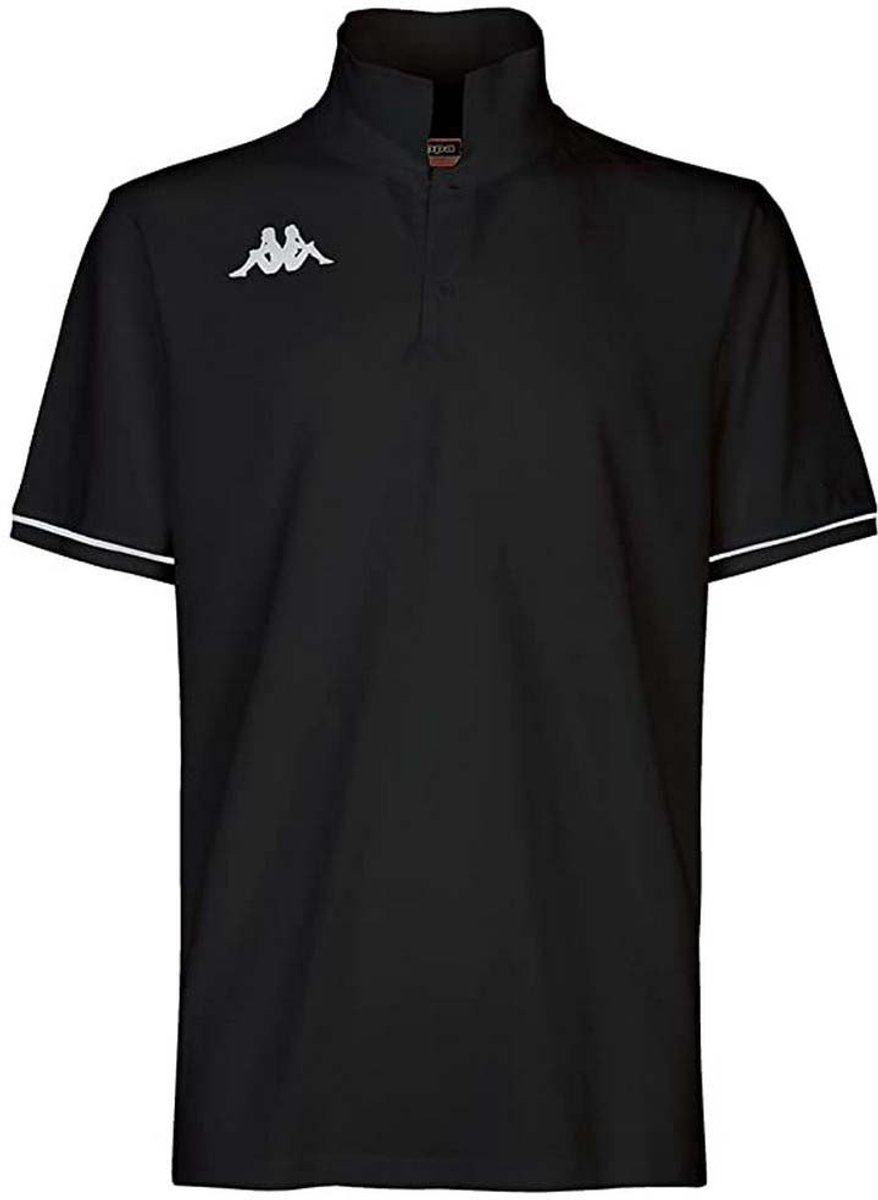 Kappa Barli Korte Mouw Poloshirt 14 Years Jongen Zwart