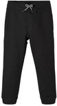 Zwarte joggingbroek met grijze veter