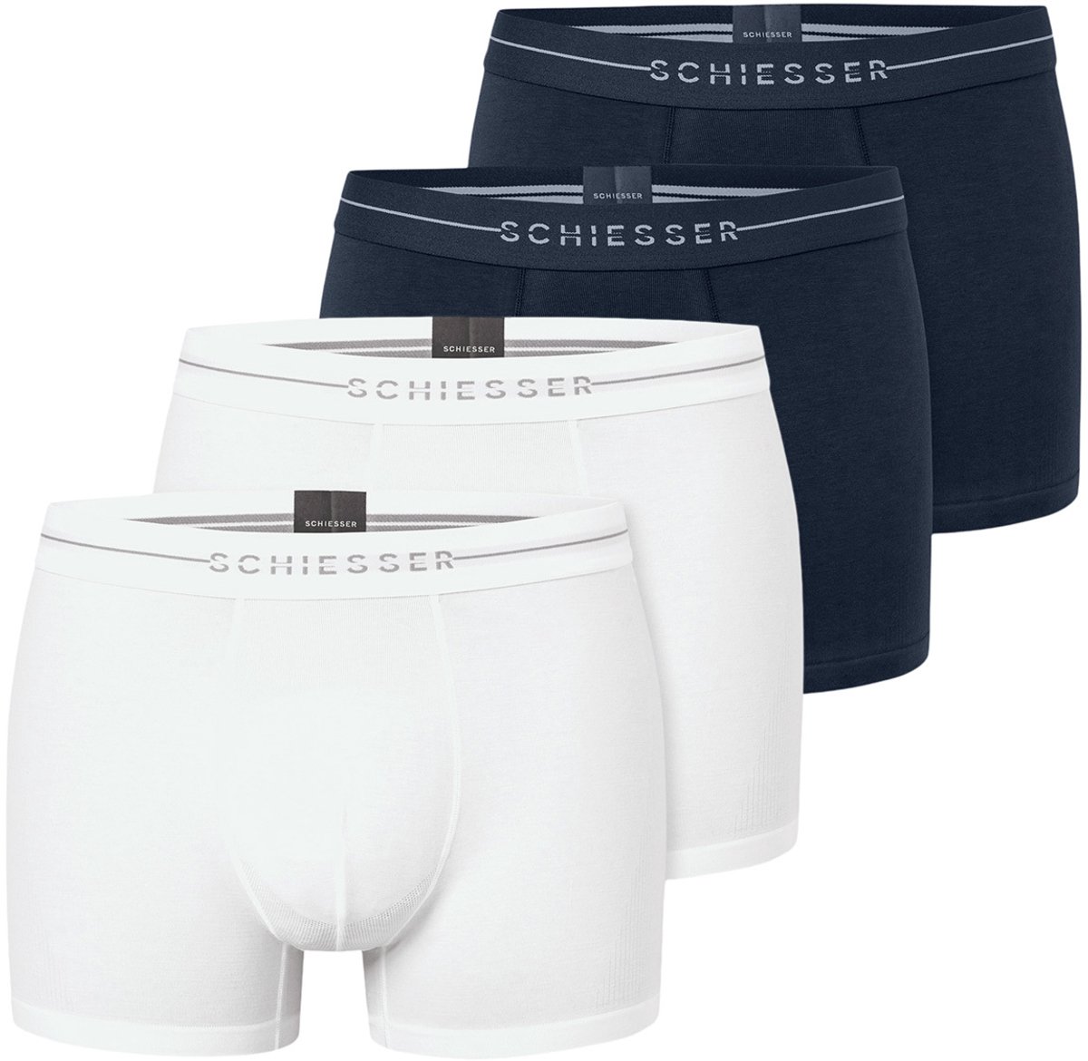 Schiesser Heren retro short / pant 4 pack Cotton Flex