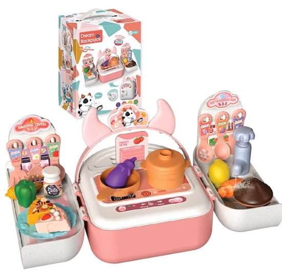 Kywy Toys – Keuken Speelgoed Set voor Kinderen – Educatief & Duurzaam Kinderspeelgoed – Inclusief Speelgoed Eten, Keukengerei & Accessoires – Creatief Rollenspel – Perfect Cadeau voor Sinterklaas of Verjaardag