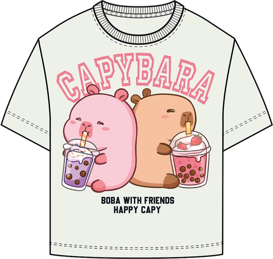NAME IT - NKFJYSSA CAPYBARA SS NREG TOP BOX SKY - Meisjes - T-shirts