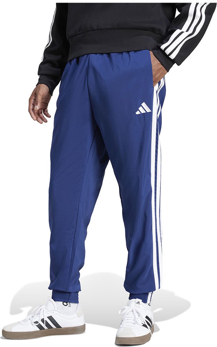 Adidas Essentials 3 Stripes Woven Joggers M Tall Man Blauw