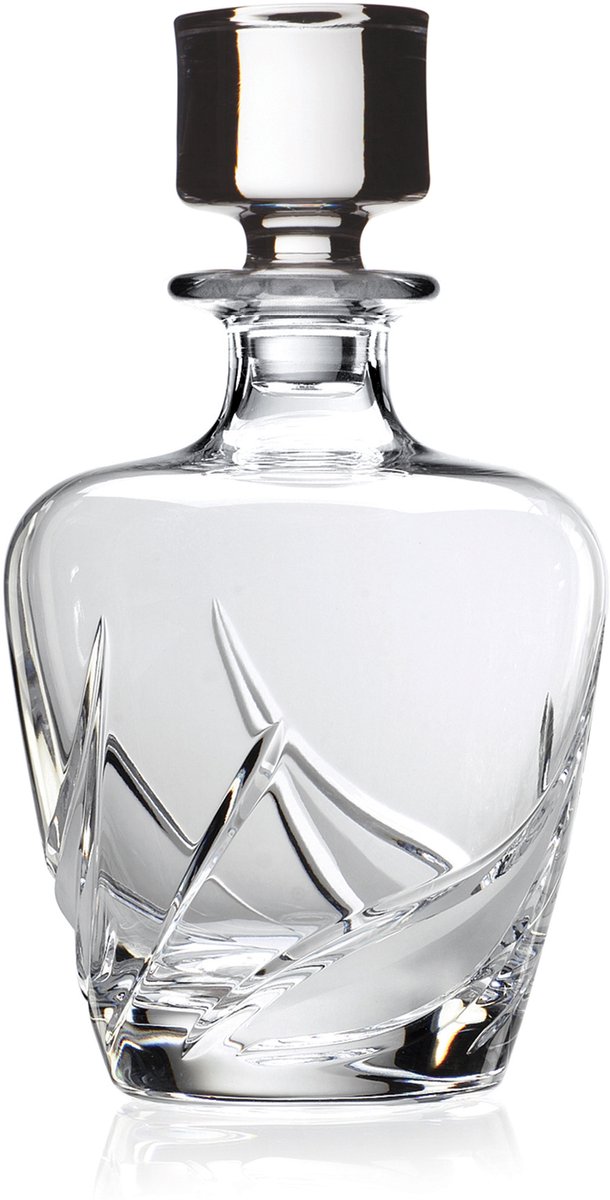 RCRCRYSTAL Cetona whisky karaf met stop 90 cl handgeslepen