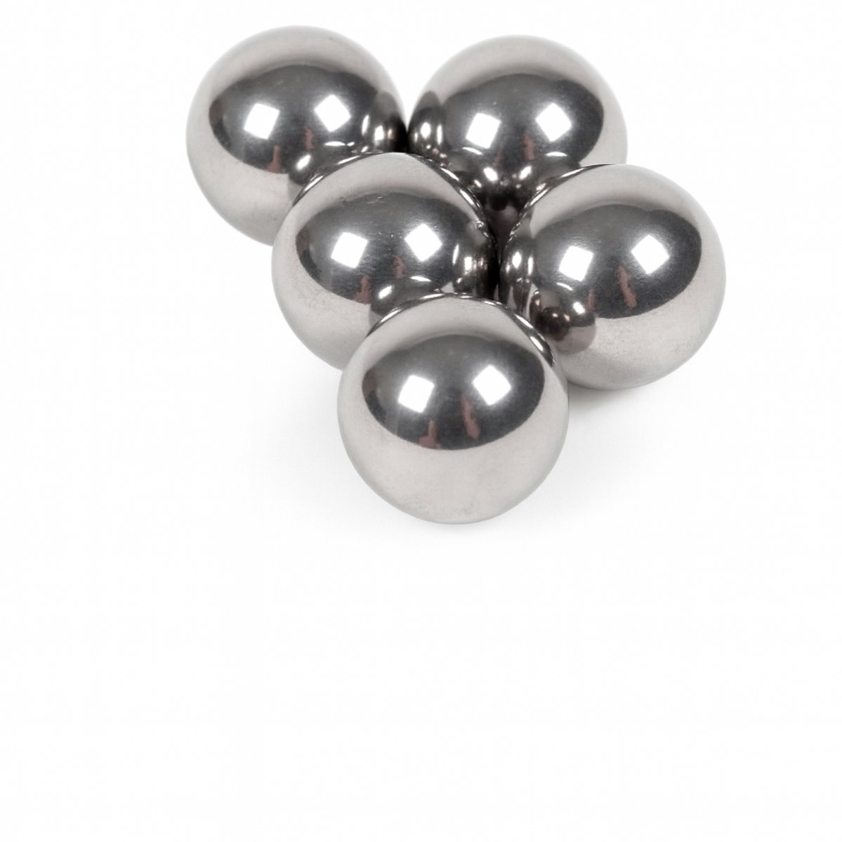 GripoBalls - Verdikking voor bestek of pen- optie: 5 verzwaringskogeltjes inox 10 g
