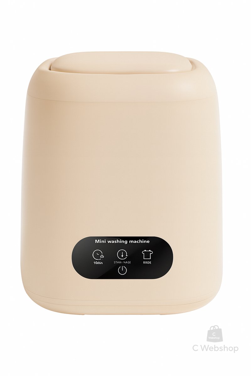 Mini Wasmachine – Draagbaar & Volautomatisch – Met Centrifuge – Kleine Wasjes – Compact & Energiezuinig
