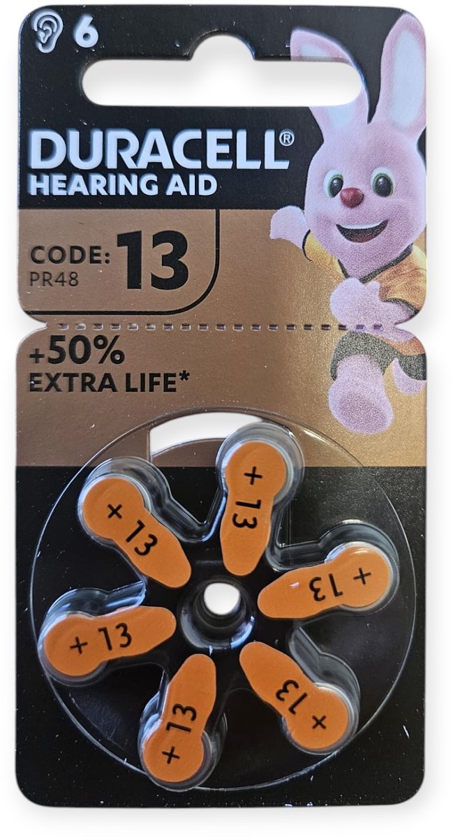 Duracell Gehoorapparaat Batterijen 13 - 6 stuks