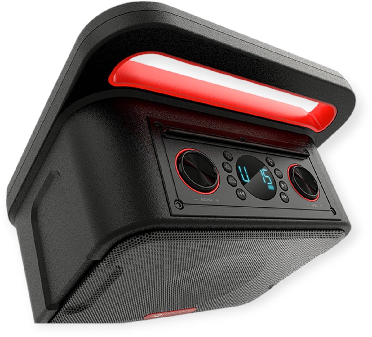Motorola Sound Draadloze Speaker - ROKR 810 - 40 Watt - Zwart - Bluetooth 5.0 - LED - Karaoke Microfoon - Waterproof