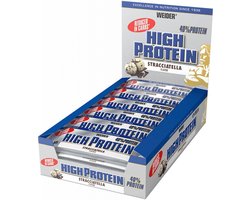Weider 40% High Protein Bar (24x50g) Stracciatella - Repen - Eiwit Repen