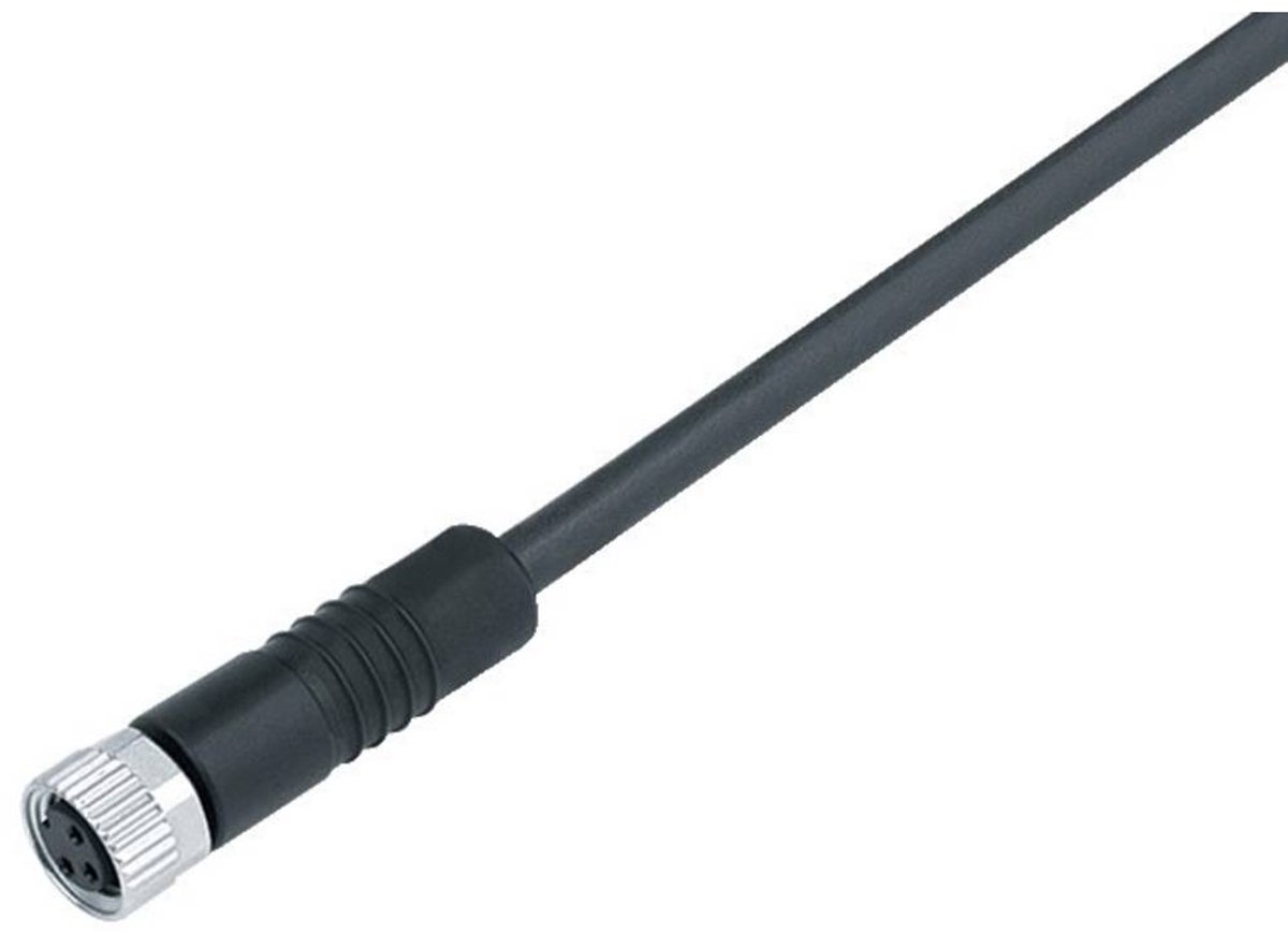 binder 77 3406 0000 50012-0200 Sensor/actuator connector, geassembleerd M8 Koppeling, recht 1 stuk(s)