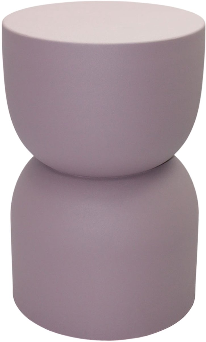 by Mooss - Paudar - by Mooss - Paudar - Purple - Lila - Bijzettafel - Kruk - Gepoedercoat - Metaal - Ã˜ 30 cm - 46 cm - Paars