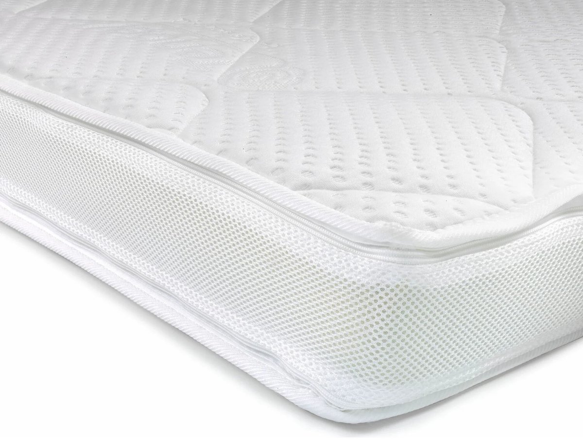 Tencel Original Topdekmatras XXL - Topper 160x210 - 12 cm dik - Tencel hoes - Visco Nasa Traagschuim - Tencel tijk - 12cm dik - Orthopedisch wit