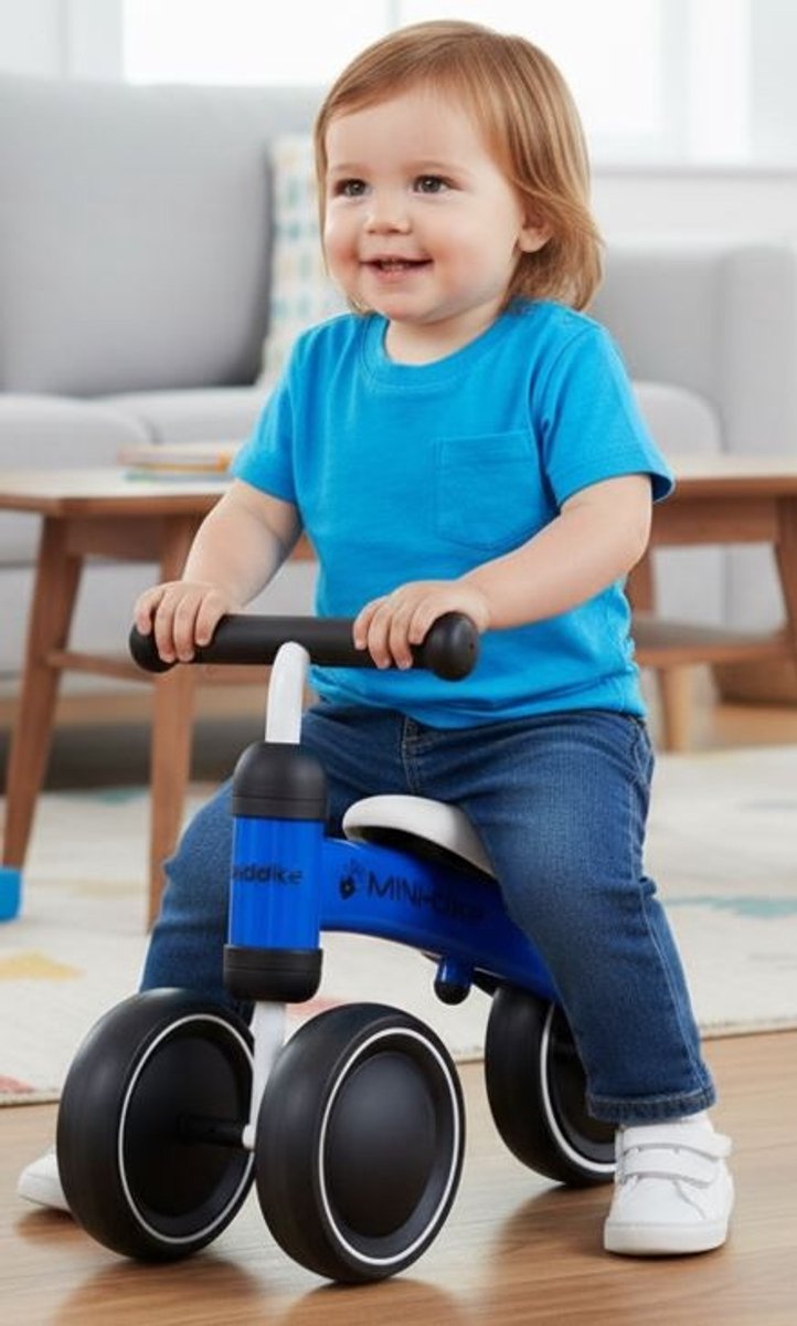 2Cycle Mini-Bike - Loopfiets - Jongens en Meisjes - 1 Jaar - Speelgoed - Blauw - Loopfiets 1 jaar - Balance bike — afbeelding 7