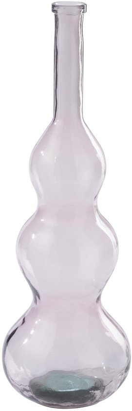 J-Line vloervaas - glas - lichtroze