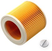 4x Patroonfilter Compatibel Met Kärcher WD3, WD2, MV3 - Wasbaar Vervangingsfilter Voor Stofzuiger