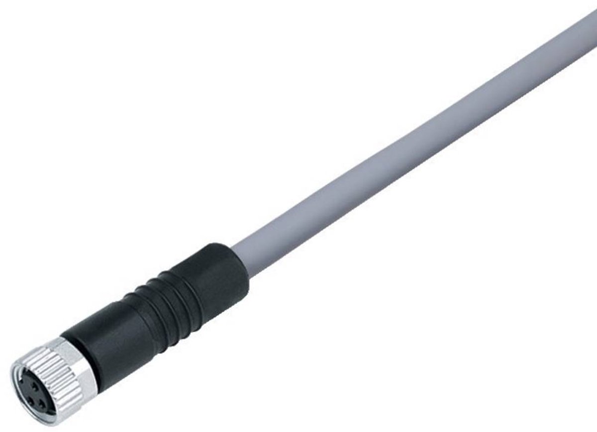 binder 77 3406 0000 20005-0200 Sensor/actuator connector, geassembleerd M8 Koppeling, recht 1 stuk(s)