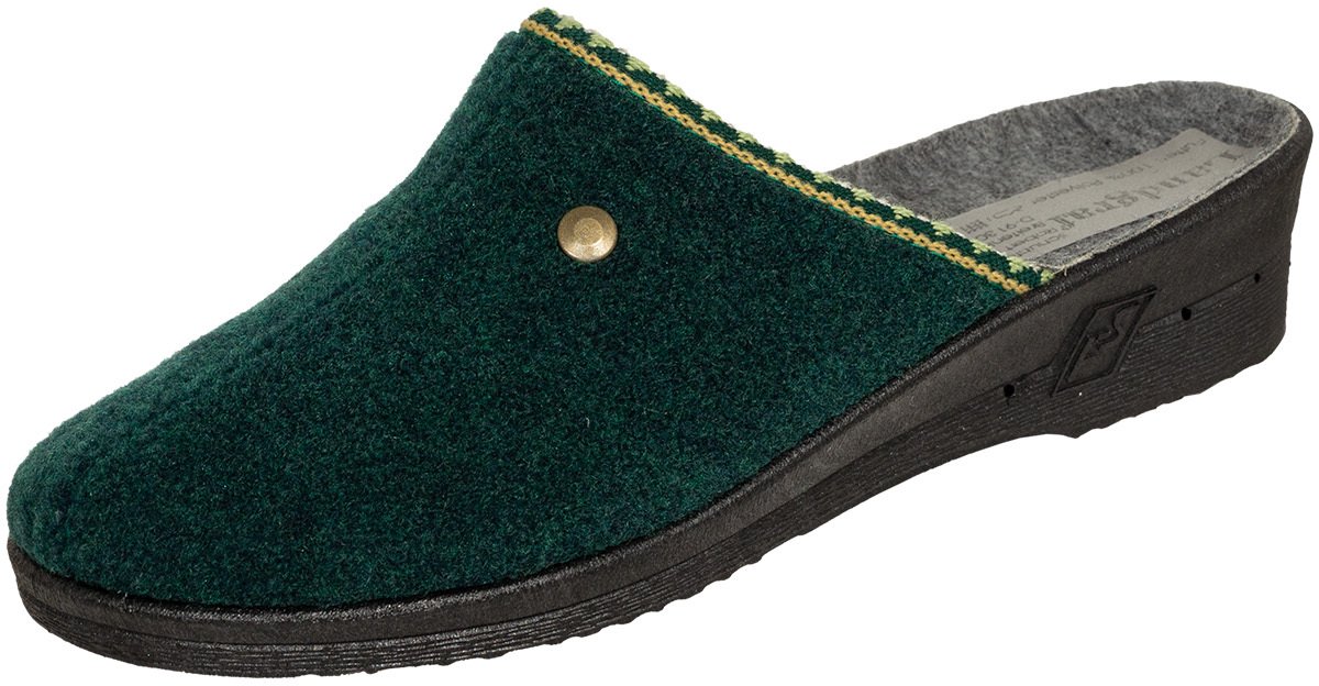 SALIHA® slippers Landgraf Anna groene huispantoffel