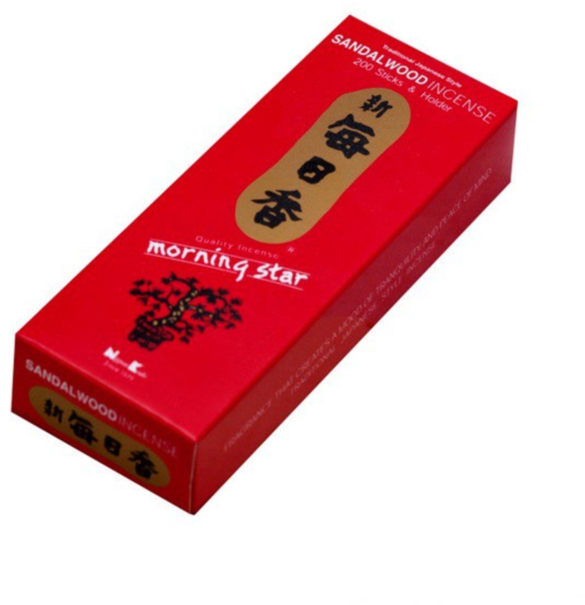 Sandalwood - Nippon Kodo Morning Star - 200 wierookstokjes - XL-pack