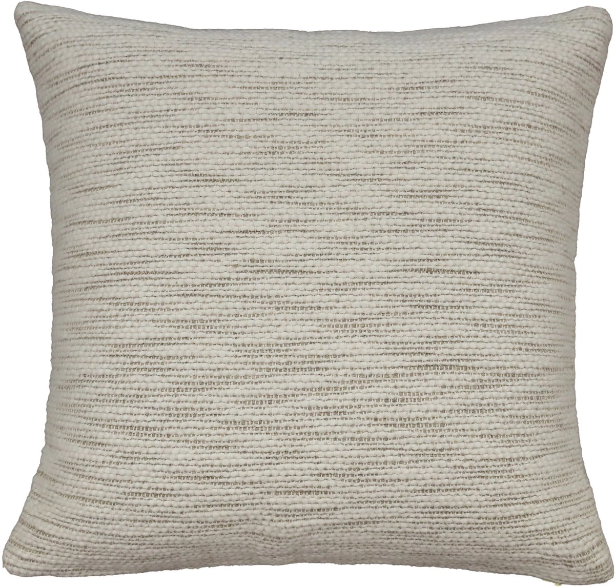 Urbane Hide Handgeweven | Kussenhoes | Kussenhoesjes | Sierkussen | 45x45 cm | Handgeweven | Katoen | Beige & Naturel | Zonder binnenkussen Beige en naturel