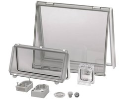 Fibox L 43 II 4512298 Zichtvenster Opklapbaar (l x b) 331 mm x 277 mm Polycarbonaat 1 stuk(s)