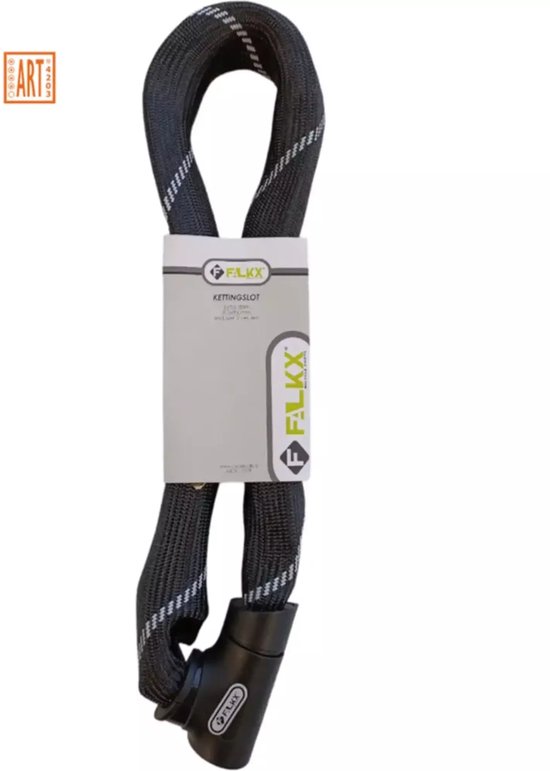 Falkx ART2 / Art** Kettingslot - 8.3 MM Schakels - Zwart - Luxe Slotkop - 90 CM van Falk — afbeelding 2