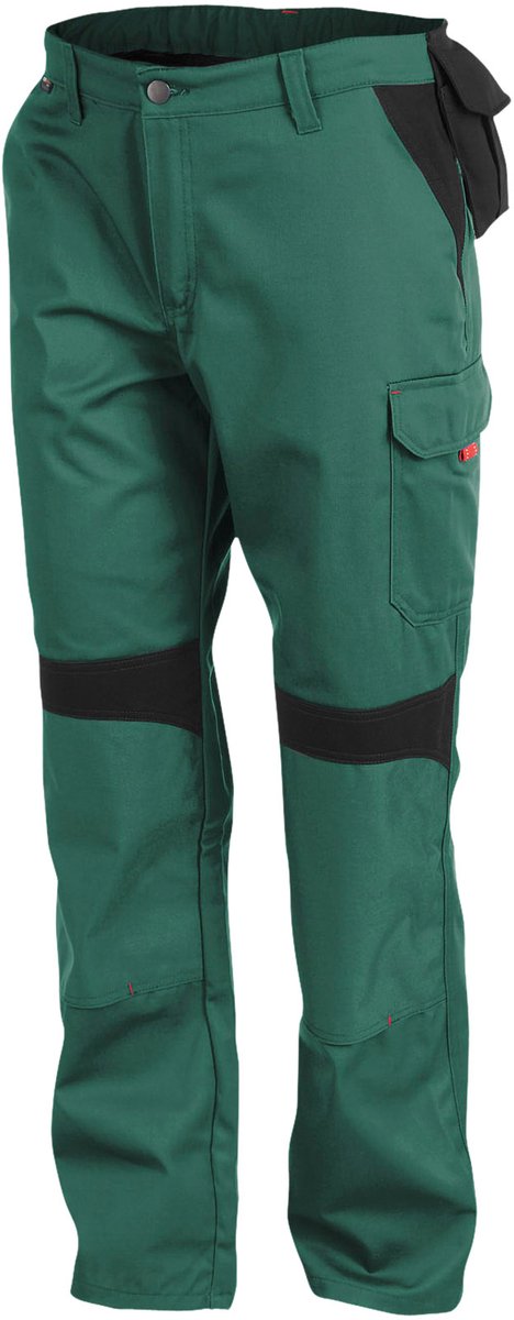KÜBLER kleding groene/zwarte werkbroek