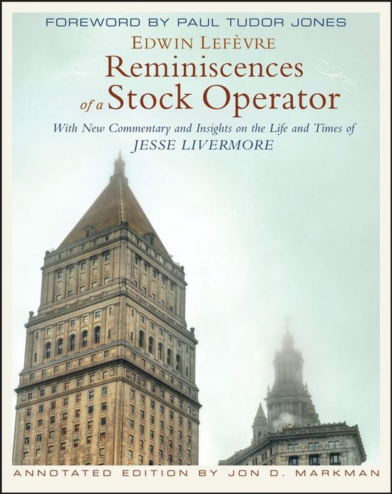 Reminiscences of a Stock Operator - cover