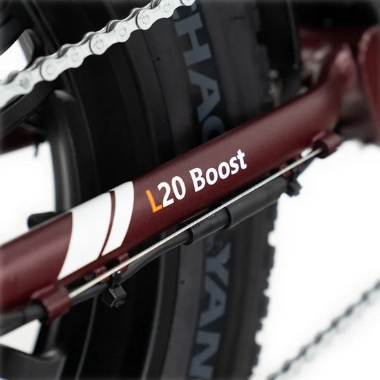 ENGWE L20 Boost - Elektrische Fatbike - 20 inch - 250W motor - Actieradius tot 126 km - 7 versnellingen - Schijfremmen - 624Wh accu - Rood — afbeelding 3