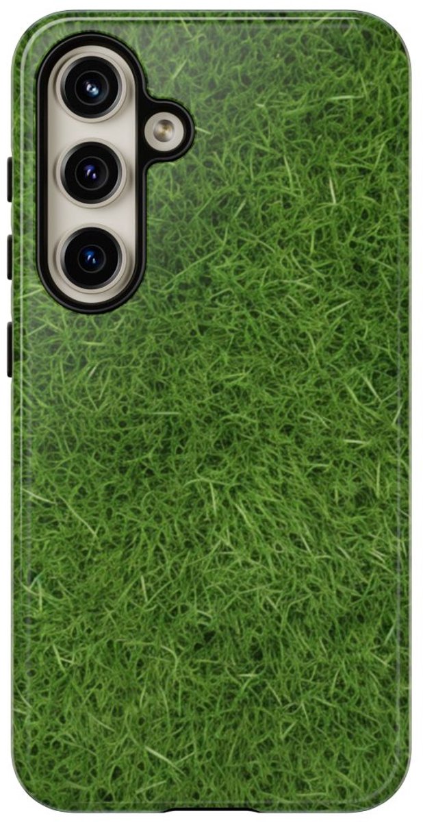 Frisgroene Grastextuur – Telefoonhoesje Geschikt voor Samsung Galaxy S24
