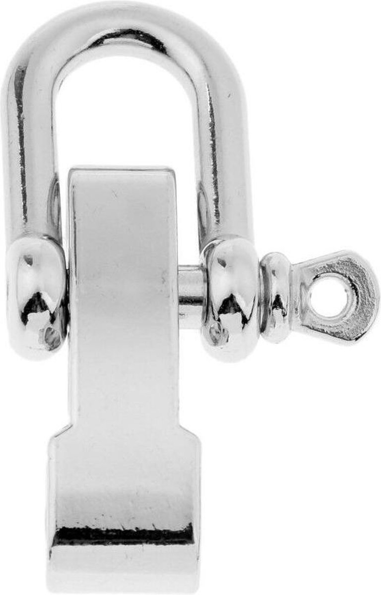 D-Shackle - 5mm - Verstelbaar - zilver