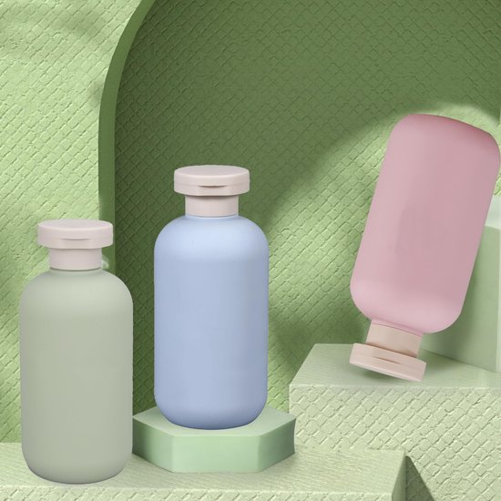 QTTVBTNA -Navulbare Reisbeker Set - Lekvrije Shampoo Flessen - Ideaal Voor Vakantie, Camping & Zakenreis van Qttvbtna — afbeelding 5