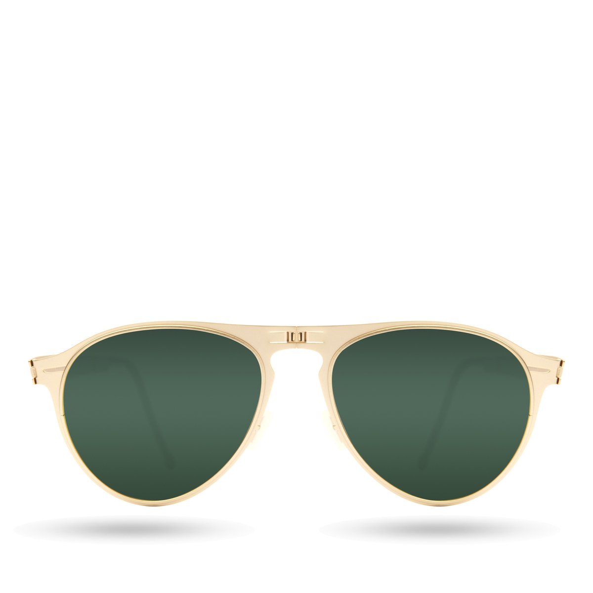 ROAV EARHART - Opvouwbare zonnebril – Polariserend UV400 - Brush Gold - G15 glazen