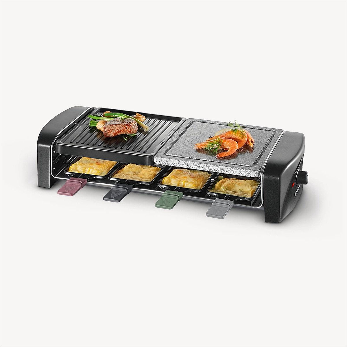 Severin RG 9645 - Raclette/Steengrill - 8 Personen
