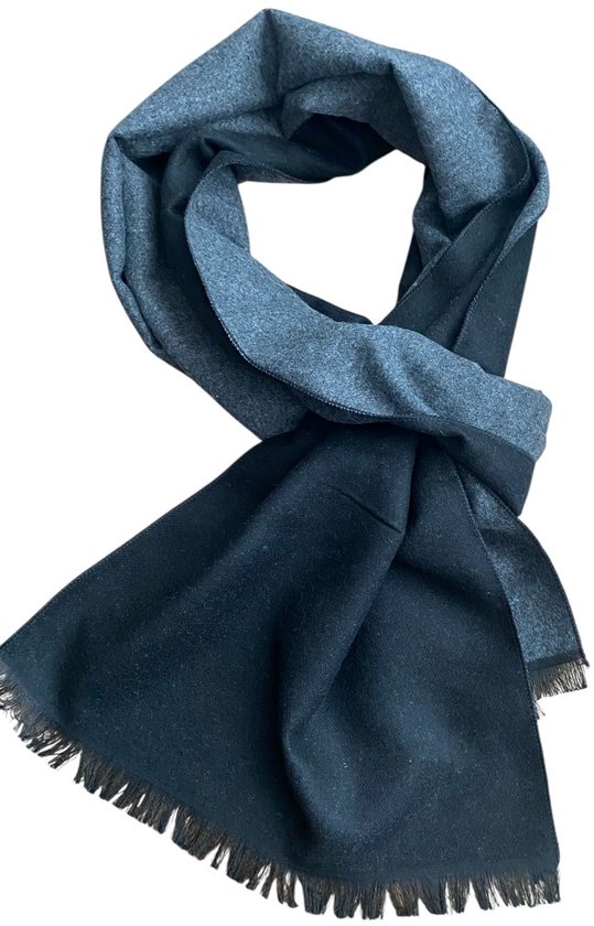 Ella Jonte Brede herensjaal in 3 kleuren sjaal blauw beige of grijs