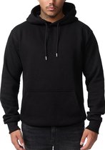 Smith & Solo Hoodie Heren - Sweatshirt Heren Met Capuchon - Katoen - Zwart S