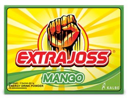Extra Joss Mango - Energy poeder met 7 vitamines, Ginseng & Royal Jelly - Pre Workout - 36 zakjes