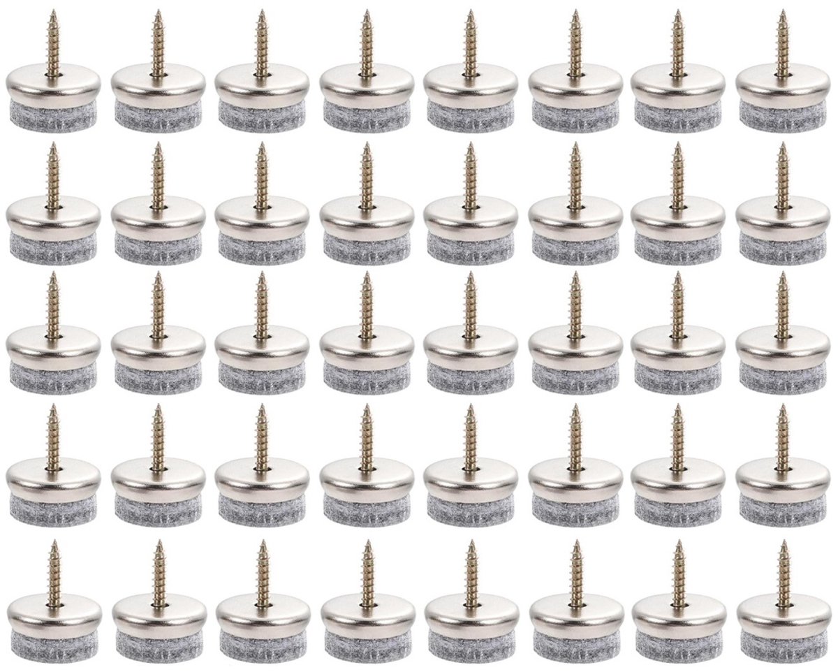 EXCITAT Stoelbeschermers - 22 mm vilten stoelpootbeschermers - Stoelpootbeschermers - Verm
